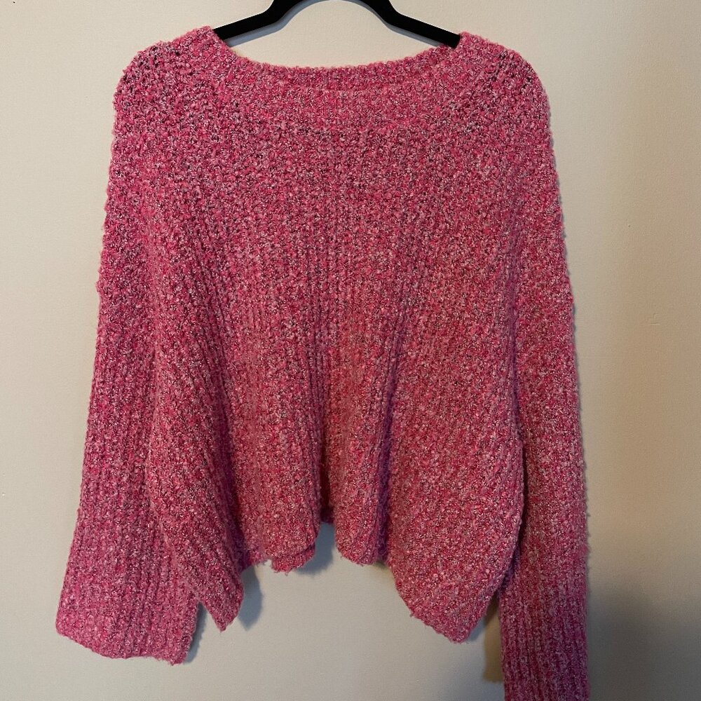 Oversized Pink Sweater